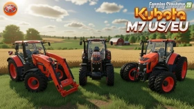 Kubota M7 US-EU Tractor for FS25