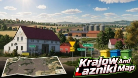 Krajow And Lazniki Map for FS25