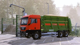 MAN TGX 26.640 TSW 6240W Spreader for FS25