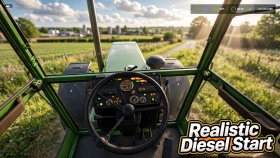 Realistic Diesel Start for FS25