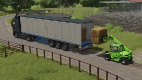 Schwarzmüller Walking-Floor Semitrailer for FS25