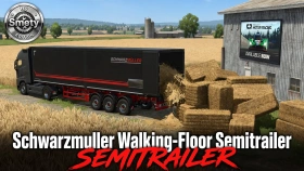 Schwarzmüller Walking-Floor Semitrailer for FS25