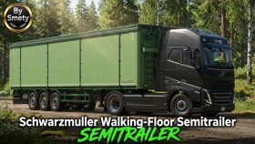 Schwarzmüller Walking-Floor Semitrailer for FS25