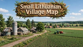 Small Lithuanian Village Map for FS25