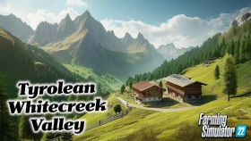 Tyrolean Whitecreek Valley Map for FS25