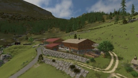 Tyrolean Whitecreek Valley Map for FS25