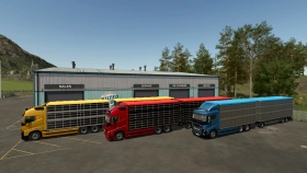 Volvo FH Chicken Poultry Truck for FS25