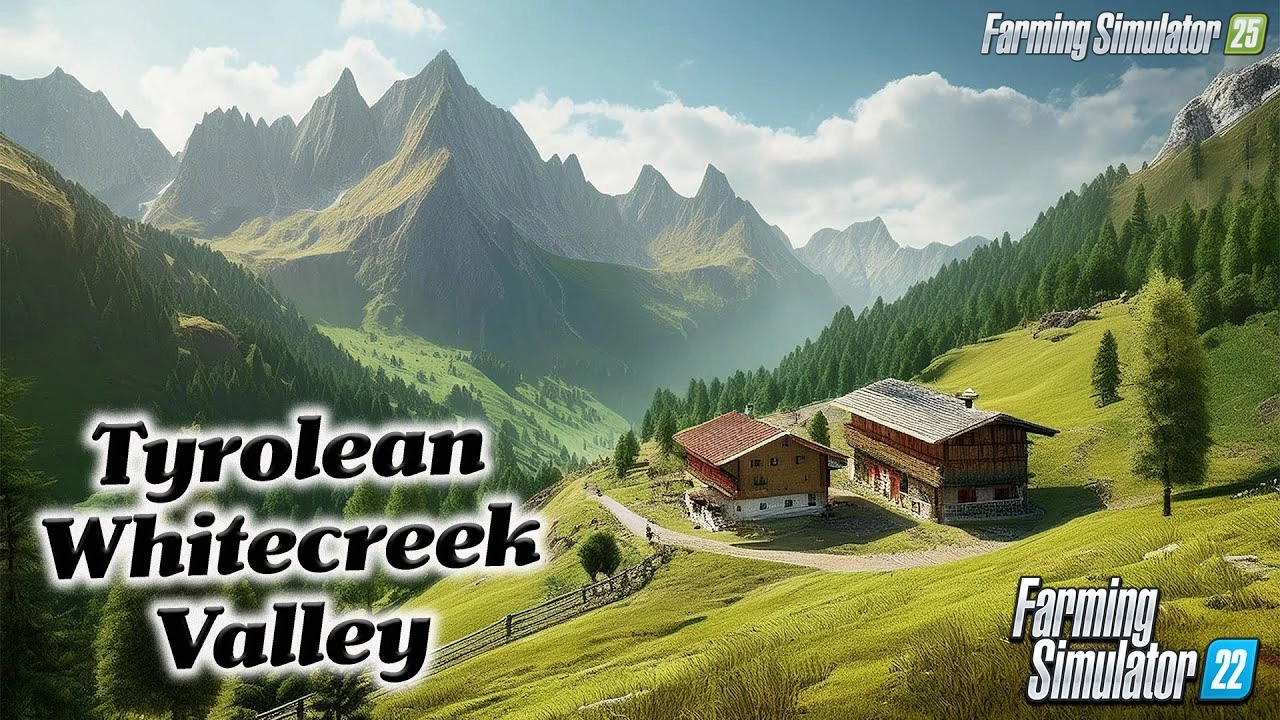 Tyrolean Whitecreek Valley Map v1.0.0.1 for FS25