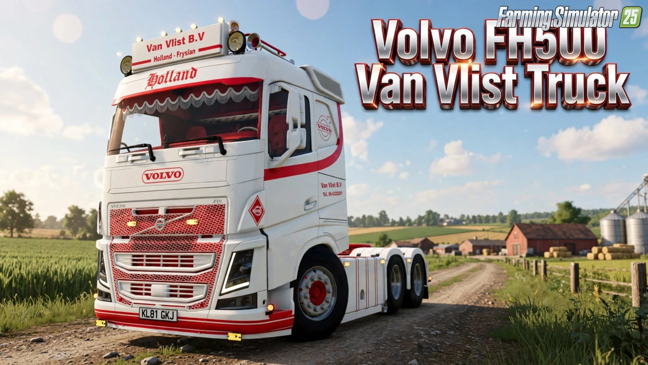 Volvo FH500 Van Vlist Truckv1.2 for FS25