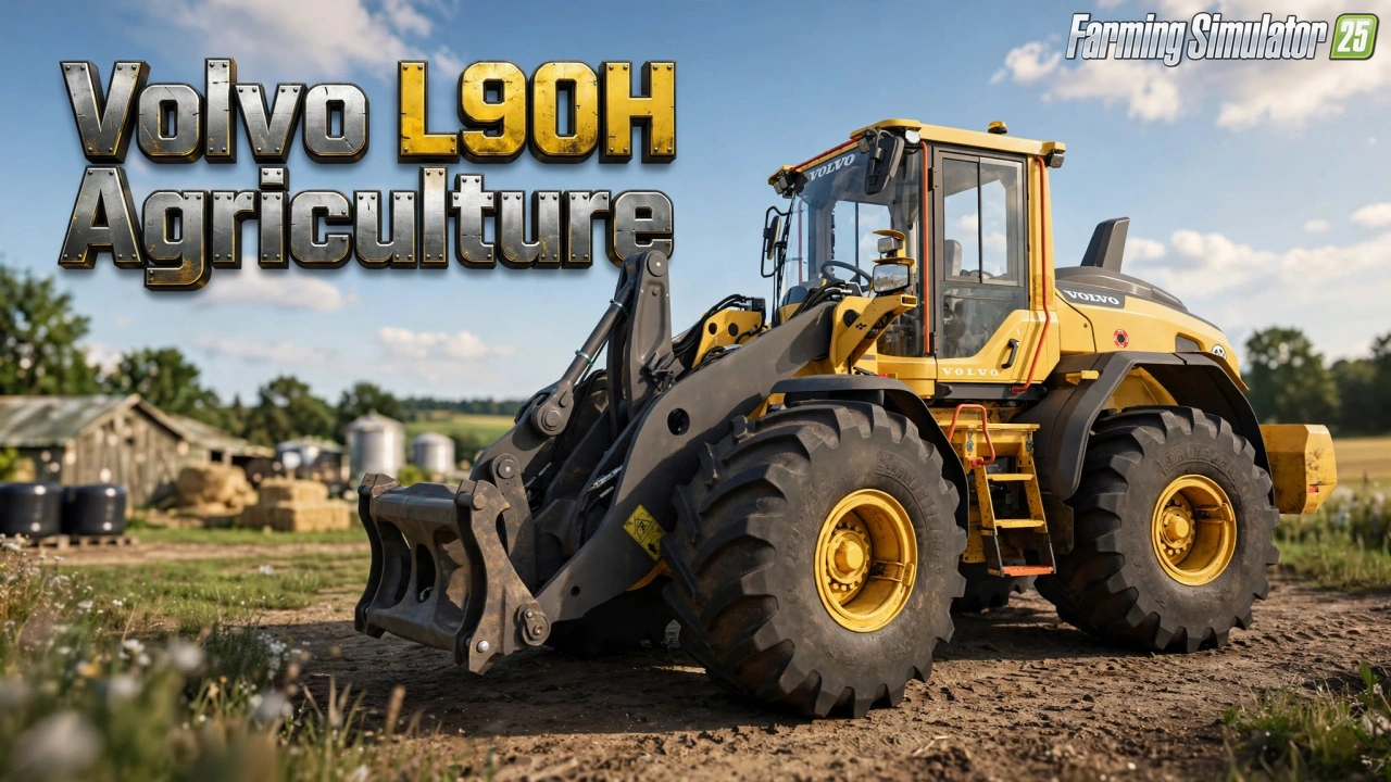 Volvo L90H Agriculture v1.0.0.1 for FS25