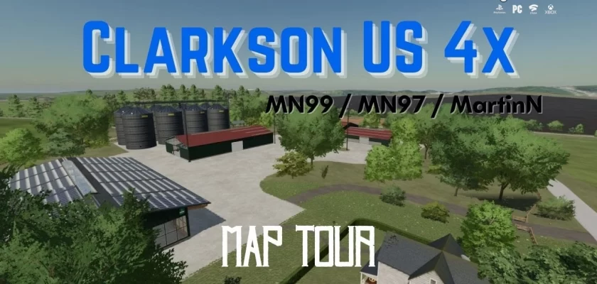 Clarkson US 4x Map for FS22