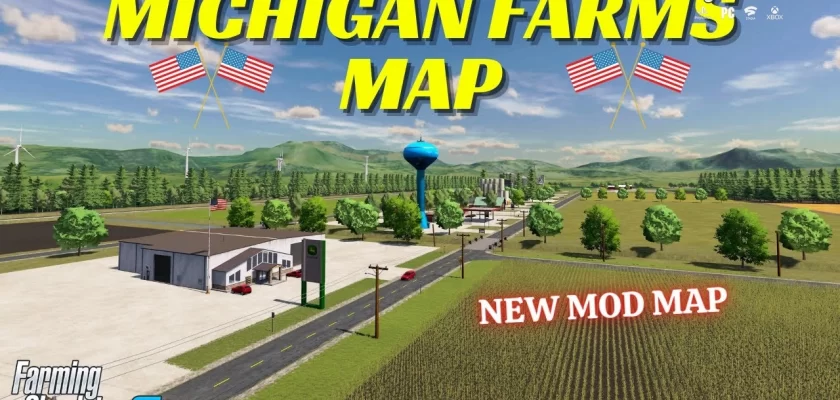 Michigan Farms Map for FS22