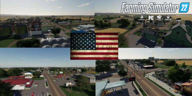 County Line Map for FS22