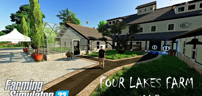 Four Lakes Farm Map by Stevie for FS22