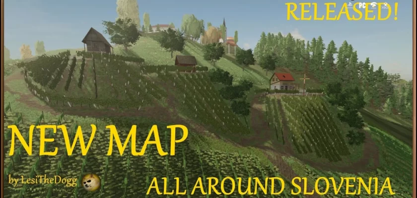 All Around Slovenia Map for FS22