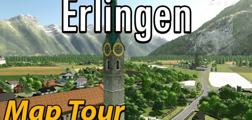 Erlingen Map By flacoFarmer for FS22