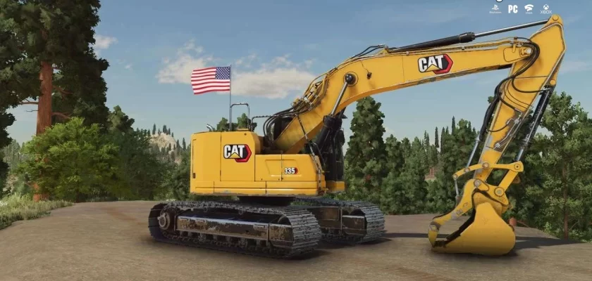 caterpillar 335 hydraulic excavator fs22 4